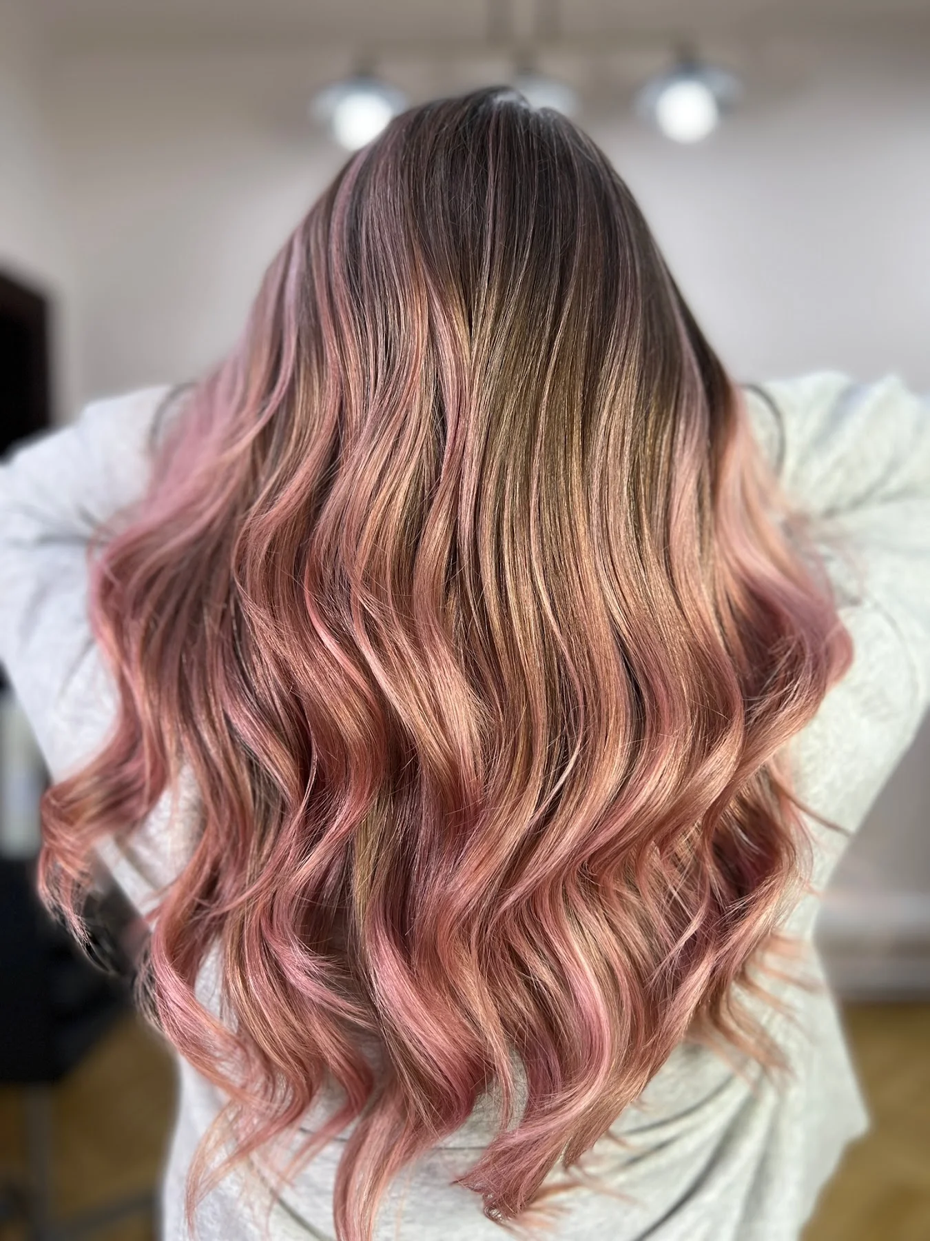 Nuanță rose gold Hairmony